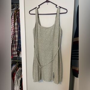 Abercrombie & Fitch Green & White Floral Dress, Size M